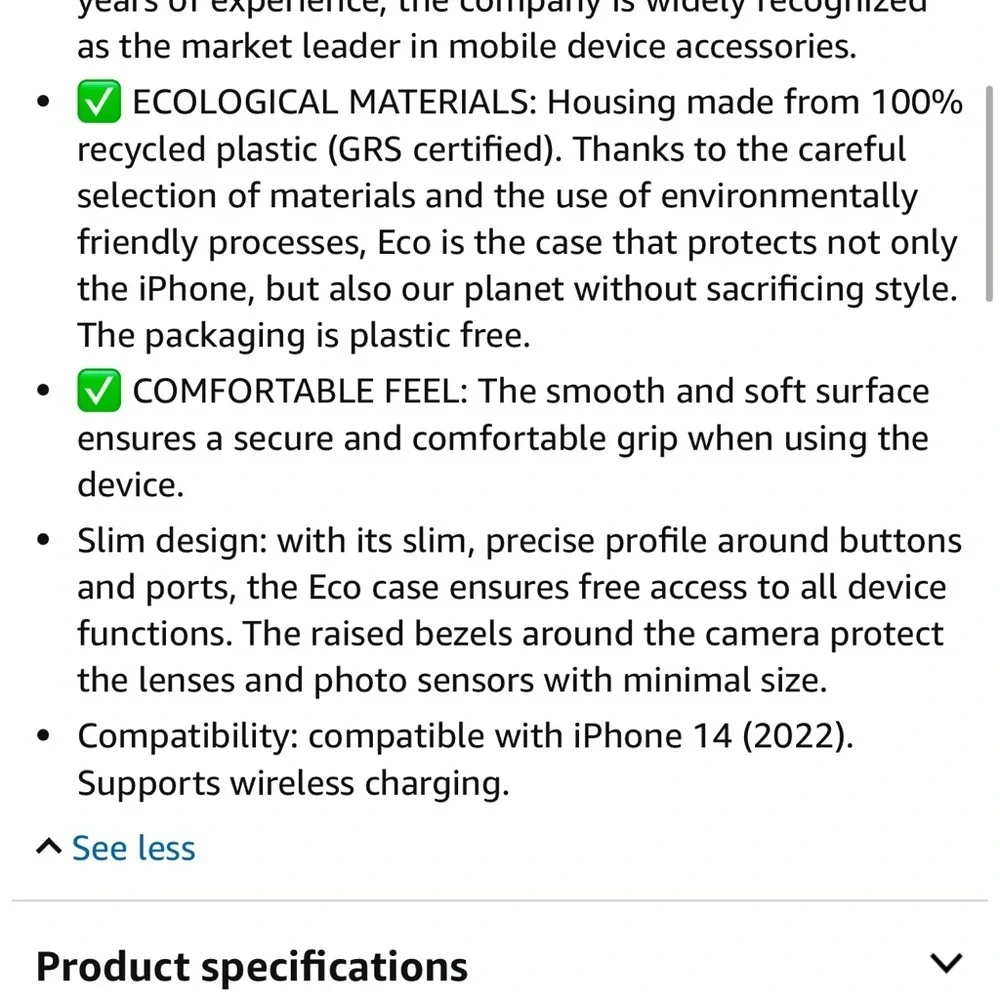 NWT iPhone 14 Blue Case